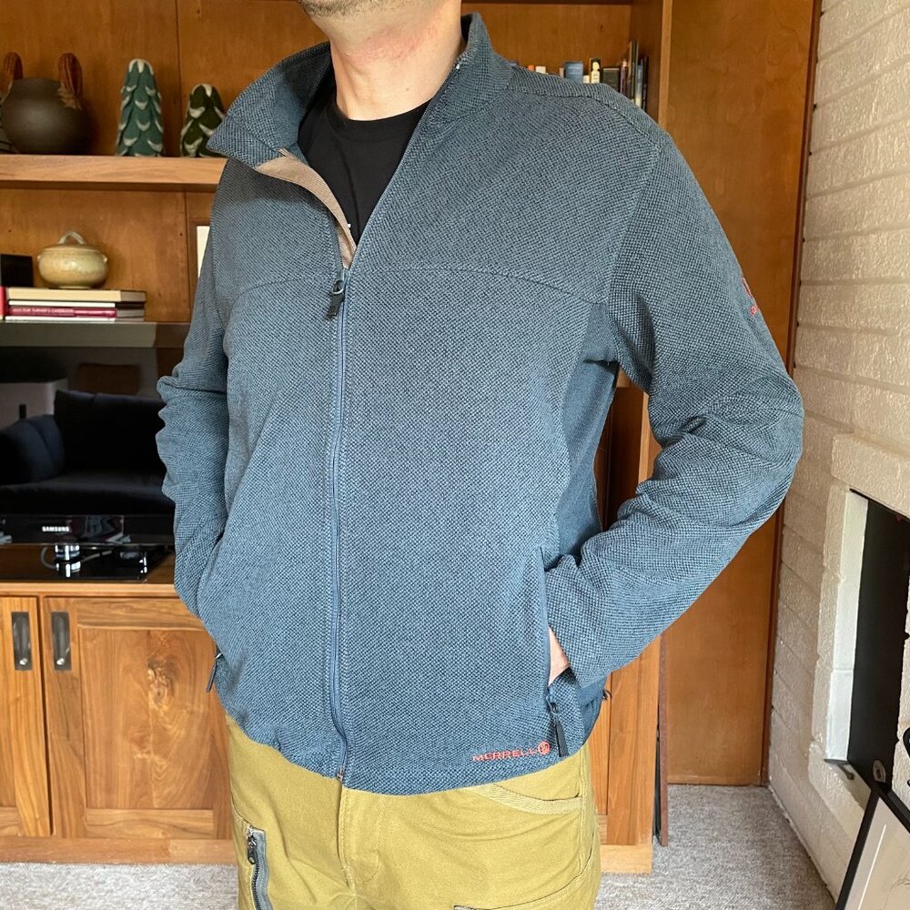 Merrell Full Zip Textured Jacket Medium - image 1
